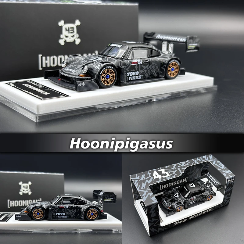 TOP In Stock 1:64 964 912 RSR Hoonipigasus 43 Diecast Diorama Car Model Collection Miniature Toys