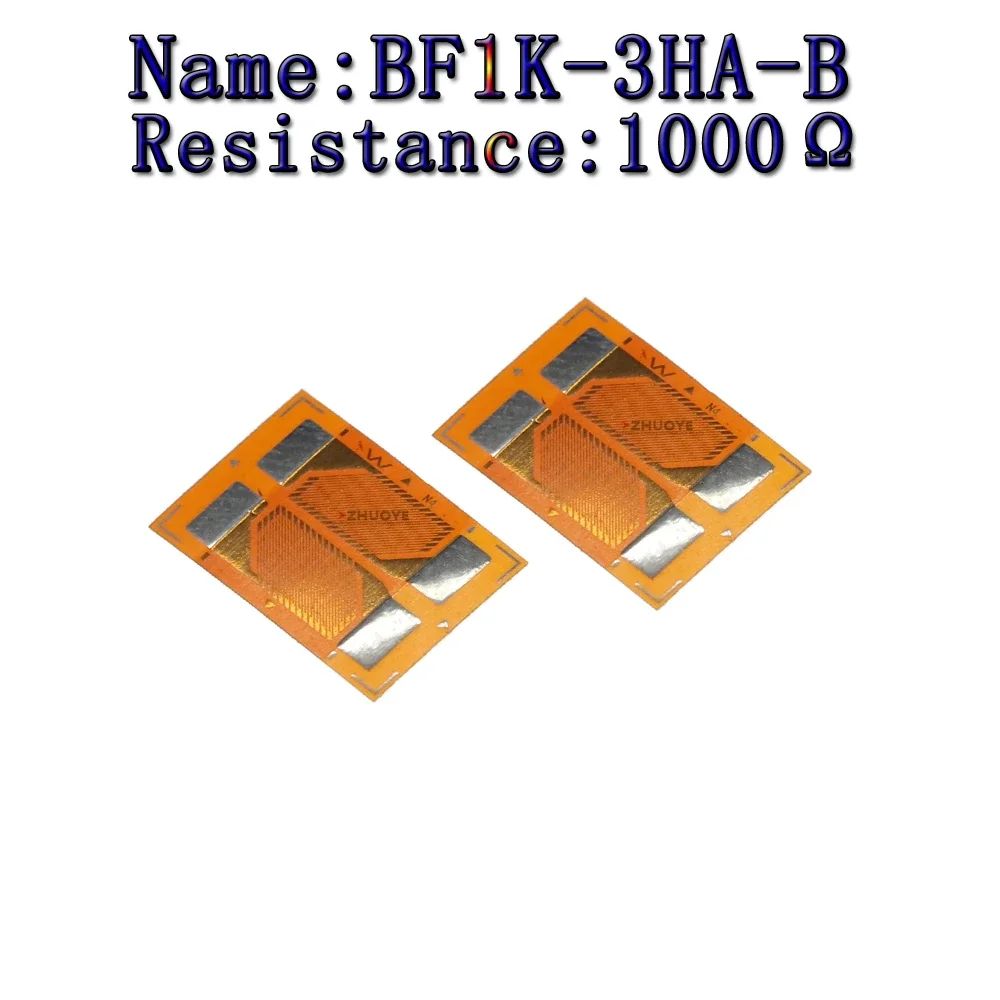 10pcs weighing sensor STRAIN GAUGE BF1K-3HA-B high-precision resistance type1000ohm half bridge measuring torque Strain gauges