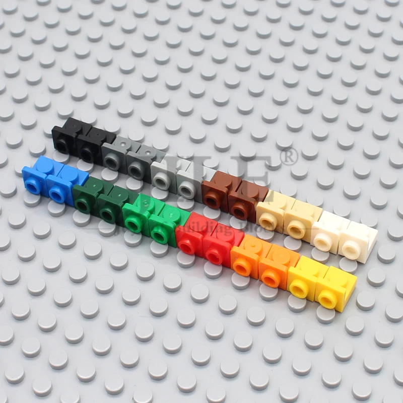 30 Stück MOC Bausteine 36840 Halterung 1x1 - 1x1 umgekehrte kompatible Steine DIY Assmble Puzzle Lernspielzeug Geschenkpartikel