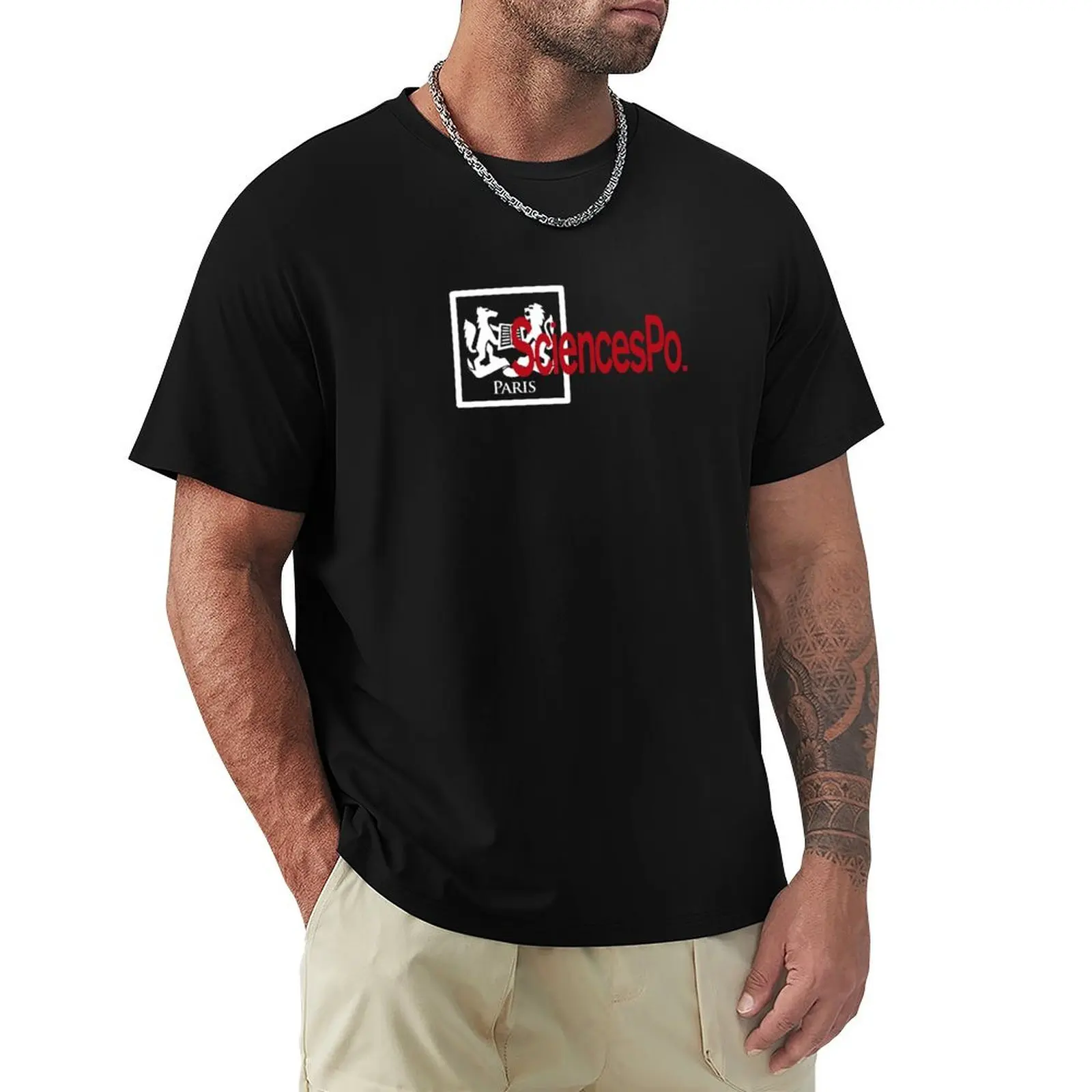 Institut d'Etudes Politiques de Paris T-Shirt Quick Dry Sports Short Sleeve Tee