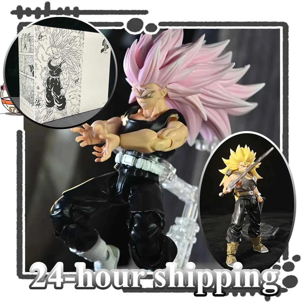 

В наличии фигурка Dragon Ball Trunks Ssj3 S.H.F Figuarts SHF Goku Super Saiyan 3, коллекция аниме-фигурок, модель, рождественский подарок, игрушка для мальчика