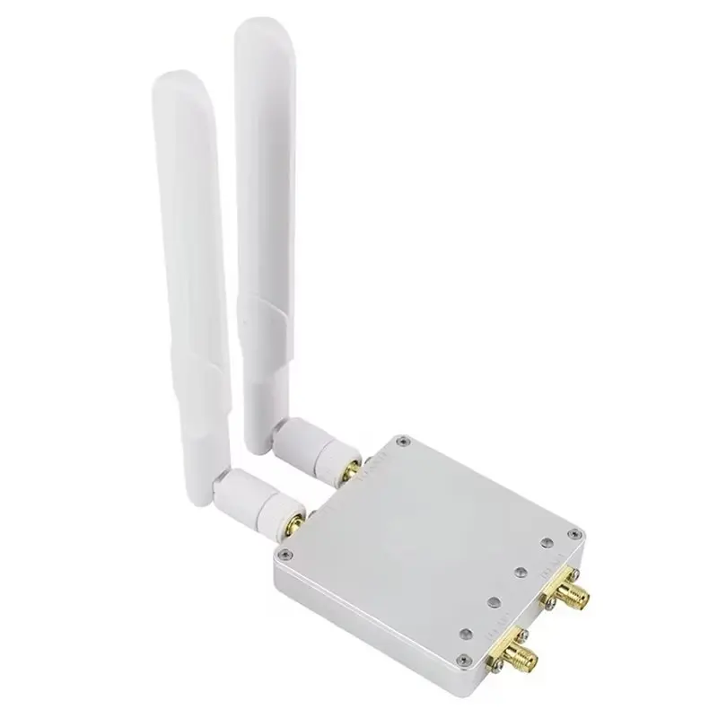 RX And TX Dual Channel 2.4+ 2.4 Ghz Bidirectional Dual Band Amplifier Booster Frequency 2.4Ghz EU Plug