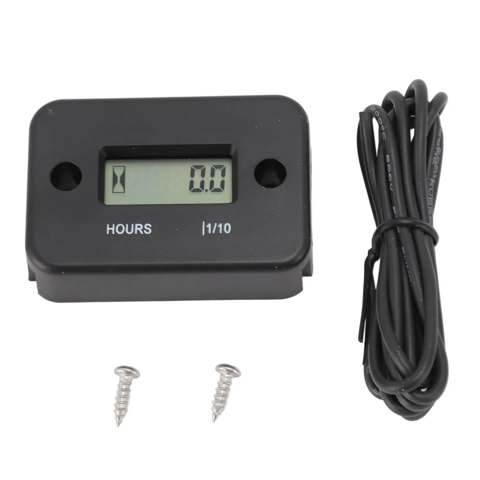 ZK30 Digital Hour Meter High Accuracy LCD Display Mini Waterproof Engine Hourmeter Tachometer