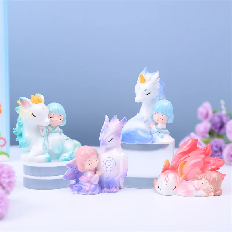 

The Legend of Ancient Beasts Series Blind Box Guess Bag Mystery Box Toys Doll Cute Anime Figure Ornaments Gift Collection