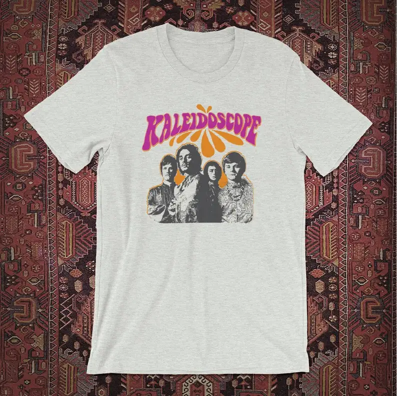 

Kaleidoscope Band Shirt Tangerine Dream Combine Fun Printed Shirt Men's And Women's Short Sleeve T-Shirts