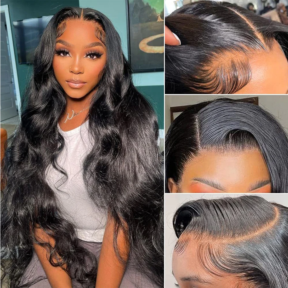 Body Wave HD 13x6 Lace Frontal Wig Pre Plucked 13x4 HD Transparent Lace Front Human Hair Wig Brazilian Human Hair Wigs For Women