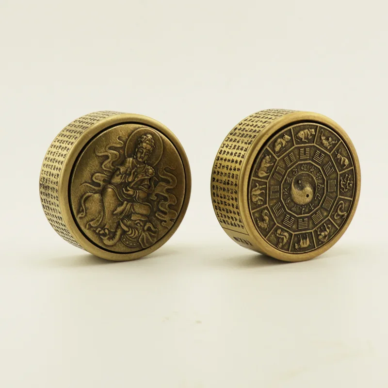 Metallo Zen Buddha Giroscopio Fidget Spinner Giocattolo per alleviare l'ansia per adulti Giroscopio con punta delle dita Ansiedad Alivio Del Estres Regalo squisito