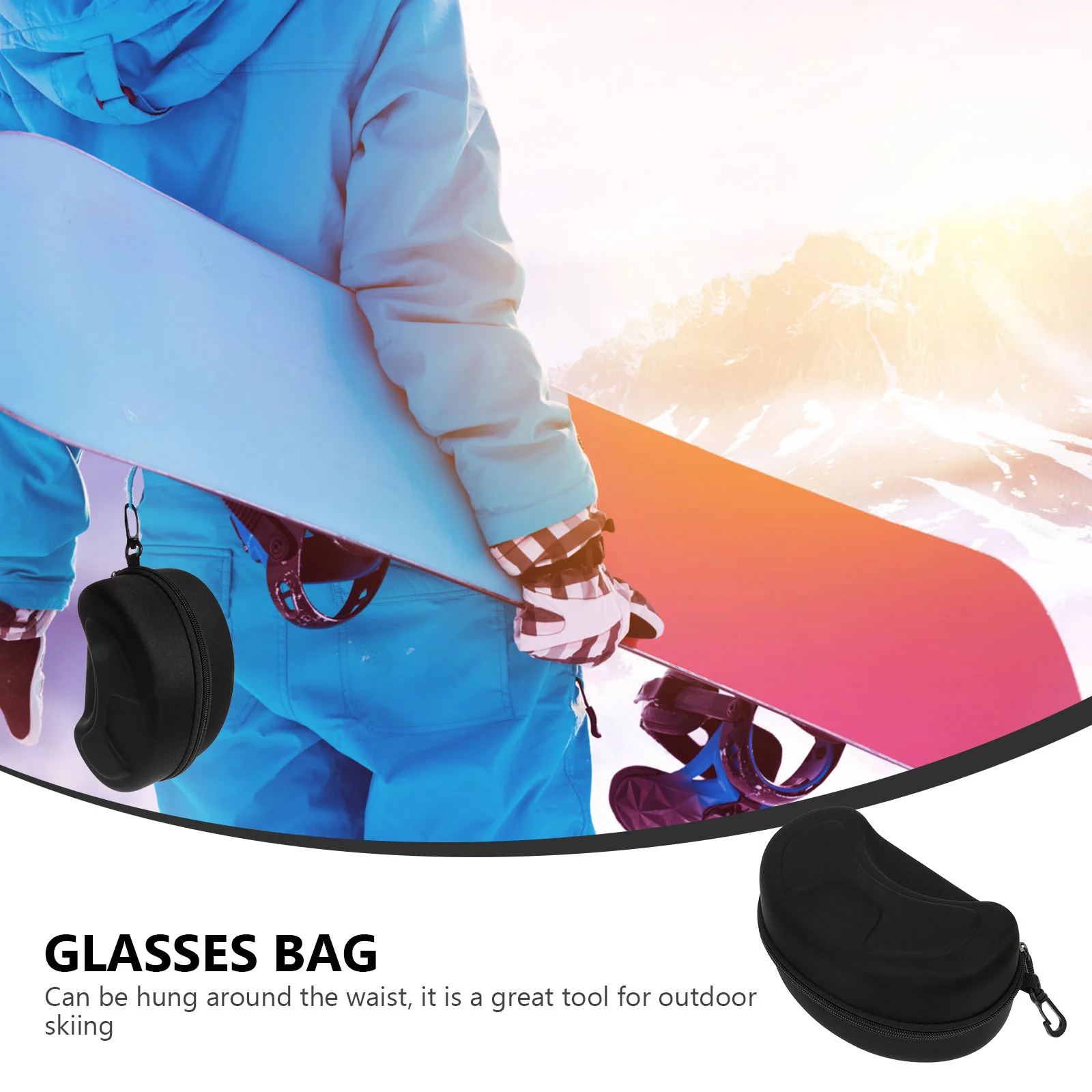 Glasses Case Sunglasses Bag for Men Travel Portable Eva Pouch Goggles Holder Eyeglasses Man Kids