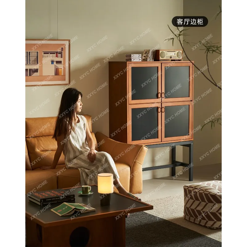 XXFactory Direct.Retro medieval style solid wood locker sofa partition living room kitchen locker