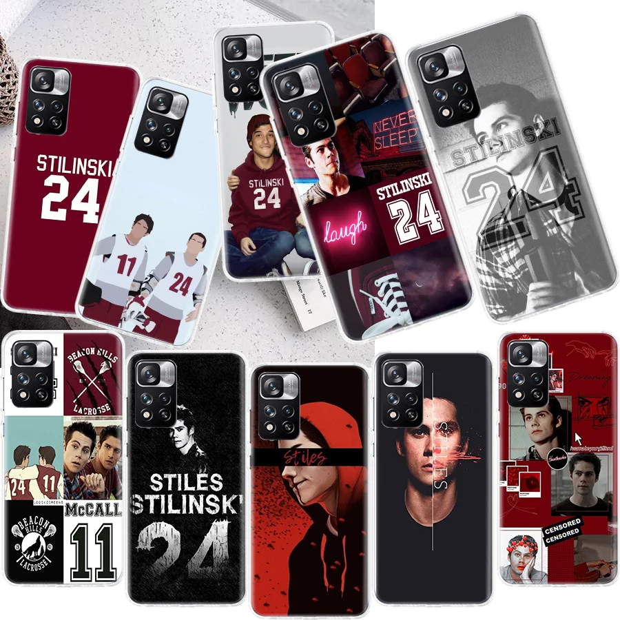 Teen Wolf Stilinski 24 Phone Case For Xiaomi Redmi Note 11 11S 11T 5G 11E 10S 10 12S 12 Pro Plus 9S 9T 9 8T 8 7 6 5 Capa Coque F