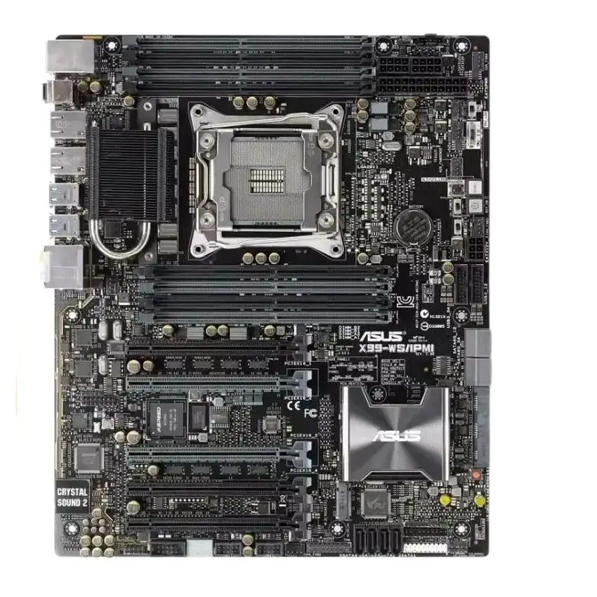 Imagem -03 - Ipmi Mainboard Suporta para Intel Xeon E51620-v3 E5-1630-v3 E5-1650-v3 E5-1660-v3 E52620-v3 Cpu 8x Ddr4 Dimm Asus-x99-ws