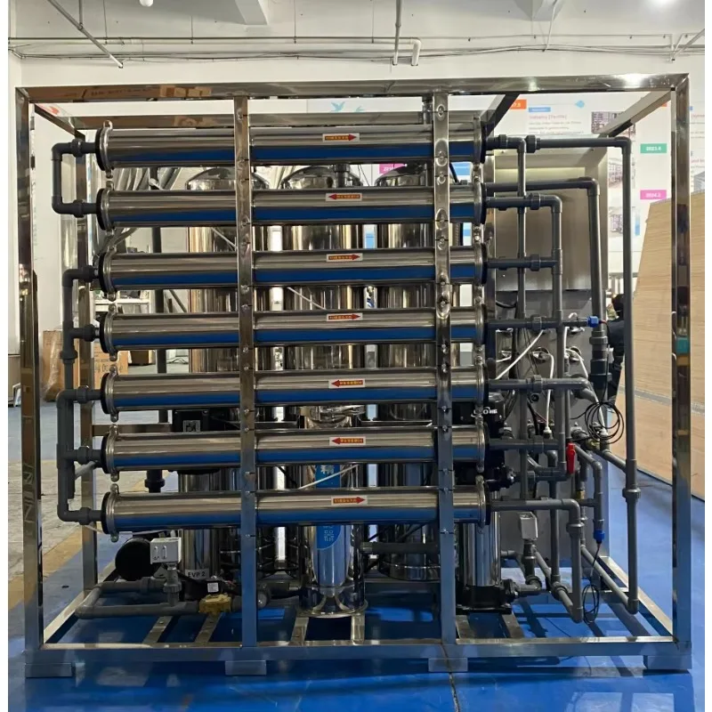 Industrial RO Plant 1000LPH Reverse Osmosis System Stainless Steel 304 Automatic Water Treatment System With PLC Control