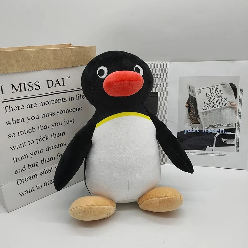 Anime Pingu Plush Doll Stuffed Animal Soft Toy Penguin Seal Anime Cartoon Collectibles Gift