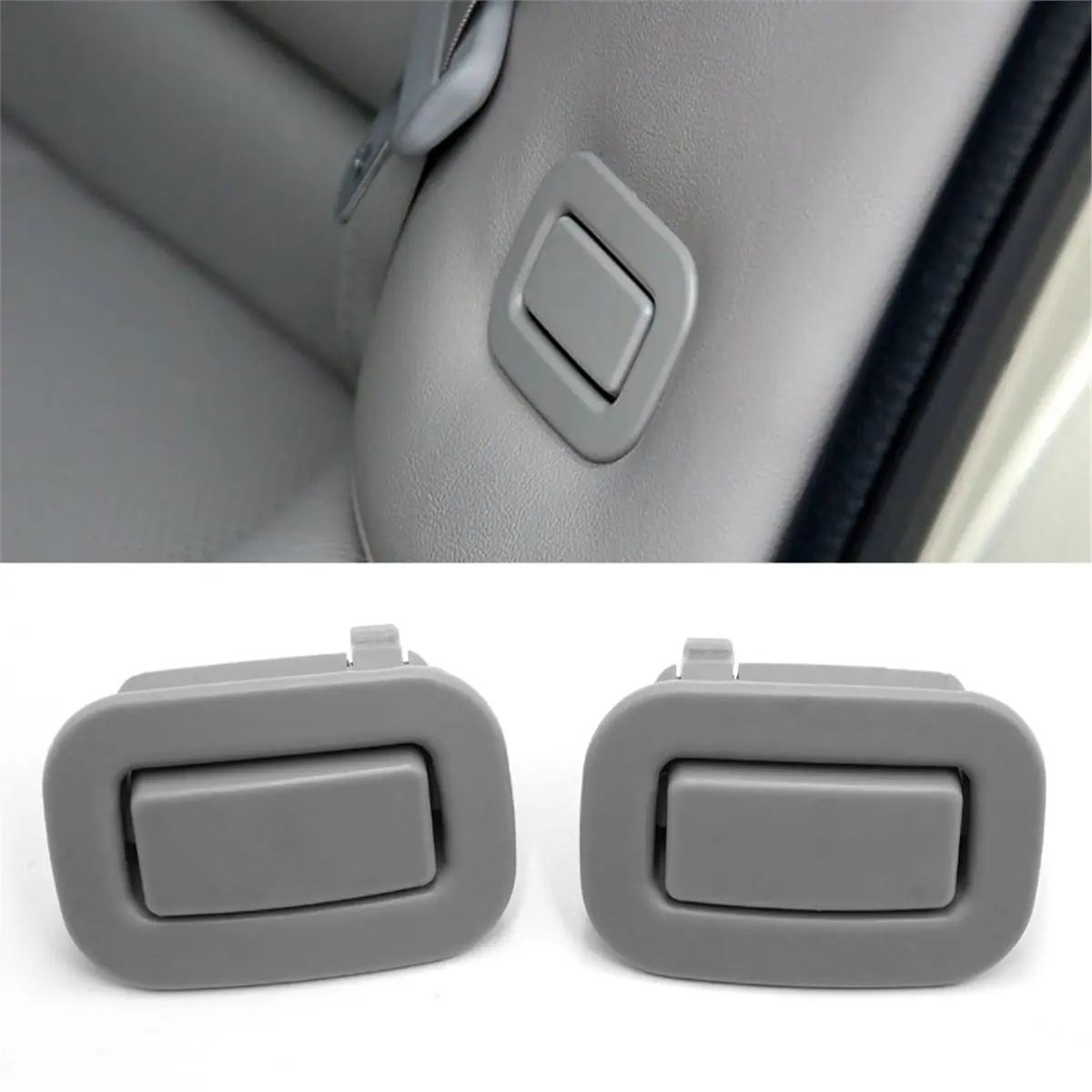 #89K (Gray)Rear Seat Recliner Button for Subaru Forester 2009-2013 64328AG001,Automotive Parts & Accessories