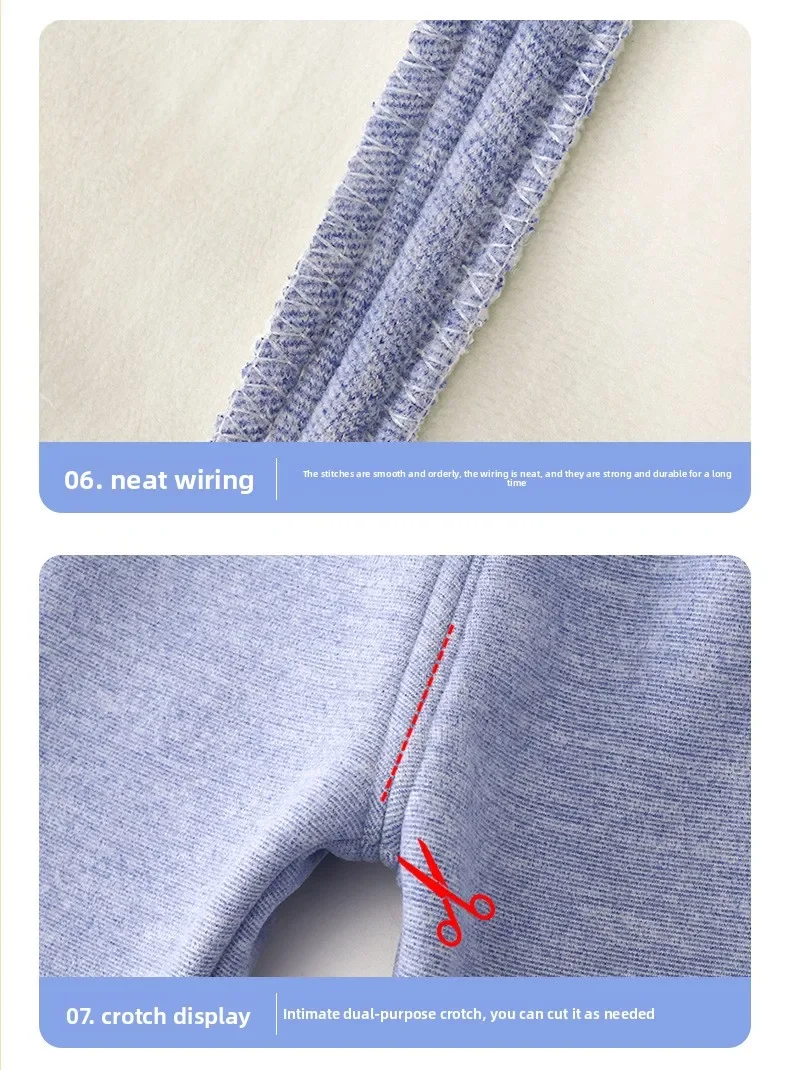 Kinder-Thermohosen Winter Neuer Stil Baby Fleece-Verdickte Jungen-Innenhosen Herbst Mädchen-Leggings Kinderkleidung – Detail 8