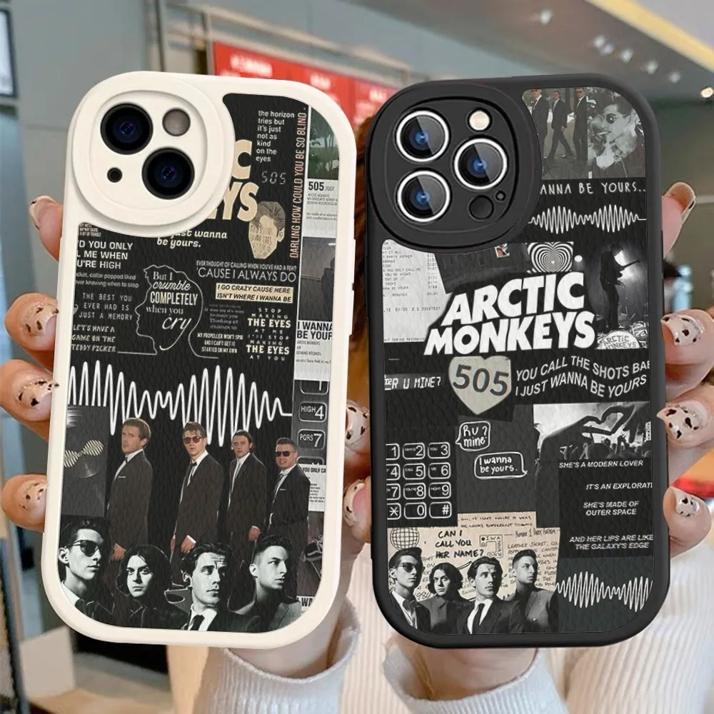 Arctic Monkeys Band Phone Case Hard Leather For IPhone 14 13 12 Mini 11 14 Pro Max Xs X Xr 7 8 Plus Fundas