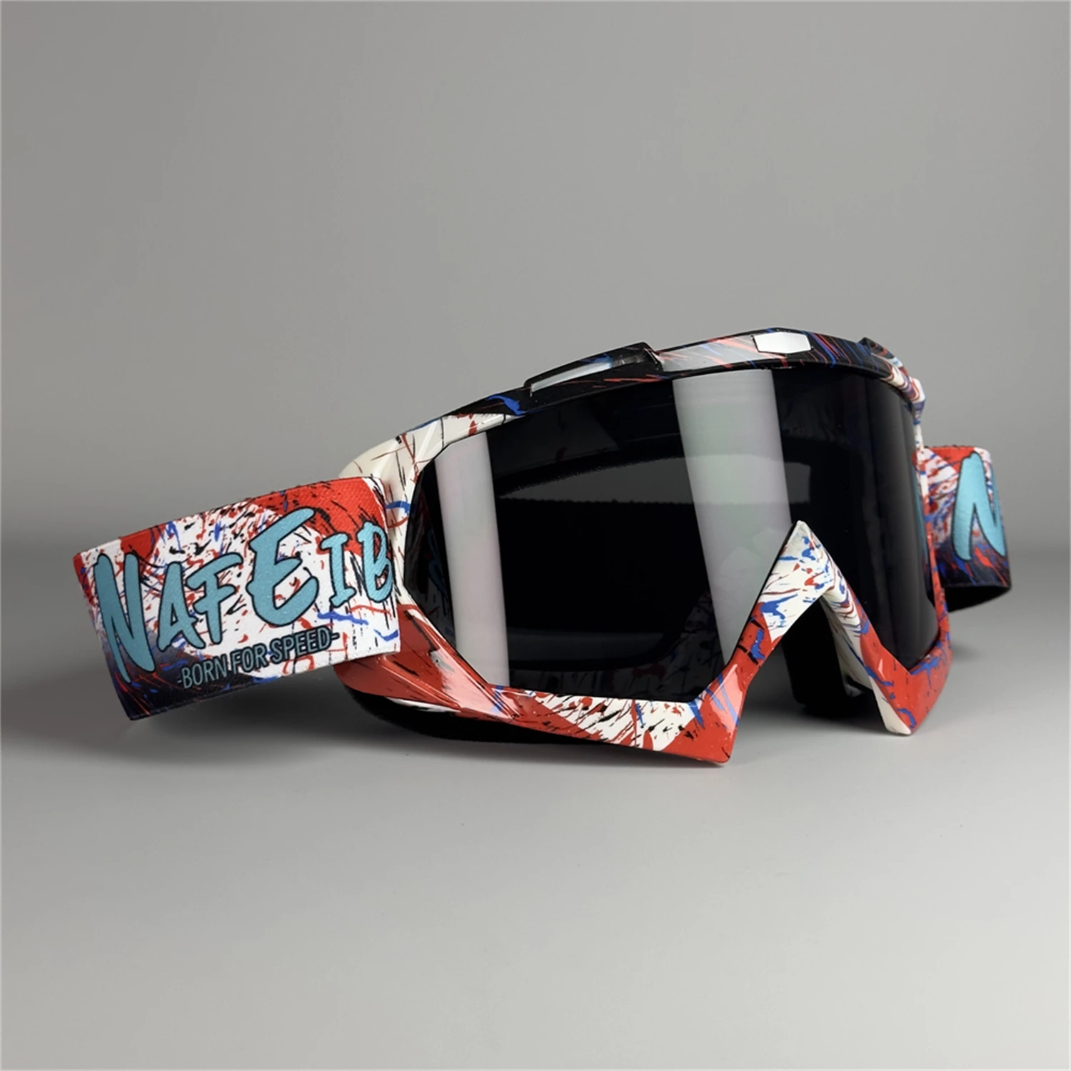 NONE N634 ATV-Brille Dirt Bike Motorrad Motocross MX Reitbrille UV400 Staubdicht Racing Skibrille für Männer Frauen Jugend Kinder 3