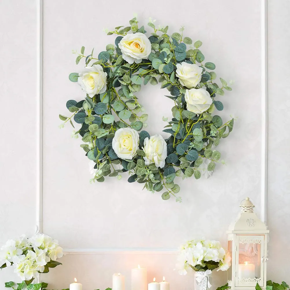 

Artificial Silk Realistic Eucalyptus Hanging Vine Decor Wedding Party Photo Props Wedding Hanging Flower Vine Lifelike