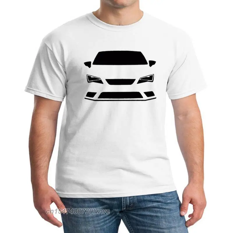 New Men Camiseta Seat Leon Fr Cupra Harajuku Tshirt Crew Neck Casual Tee Top Oversized T Shirt Funny T-Shirt