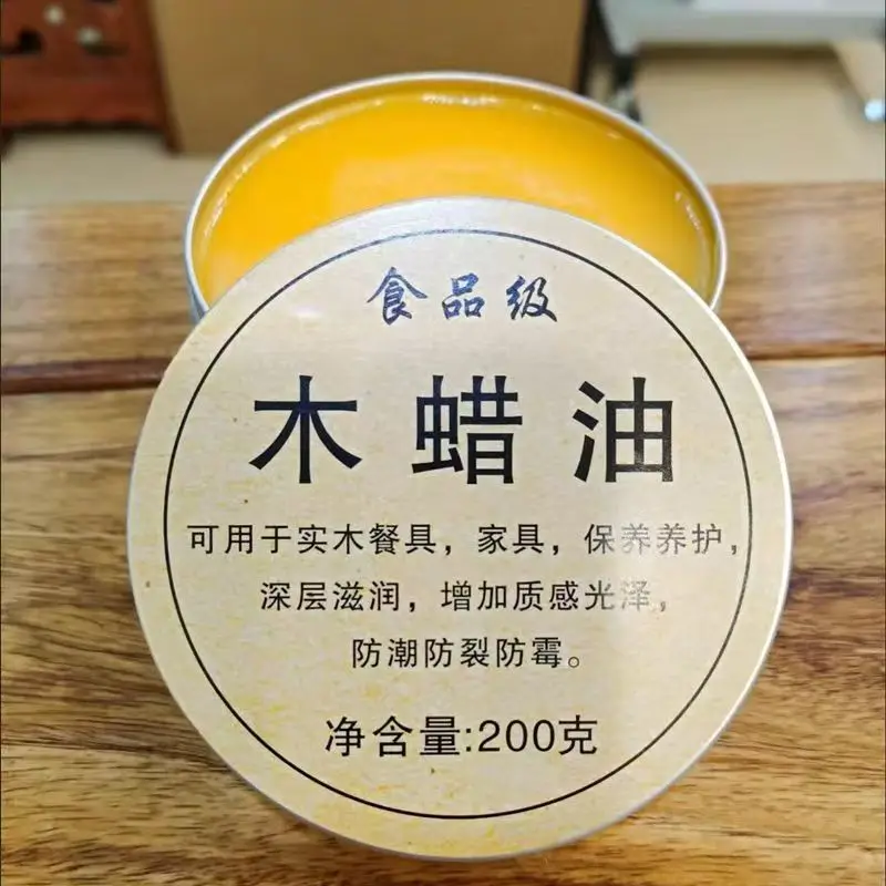 

Food-Grade Wood Wax Oil: For Solid Wood Tableware & Furniture, Nourishing, Moisturizing, Anti-Mold & Crack-Resistant