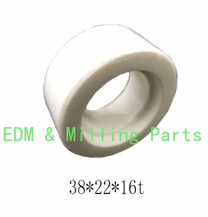 CNC F407 Lower Ceramic Roller Fanuc EDM Parts A290-8119-X766 Size 38*22*16t For Fanuc DWC-iD,iE series (AWT)