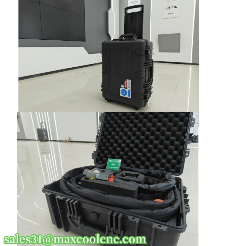 Small Mini Size Laser Cleaning Machine Air Cooled Metal Oxide Rust Cleaning Stone Brick Paint Removing 300w 500w Pulsed Cleaner
