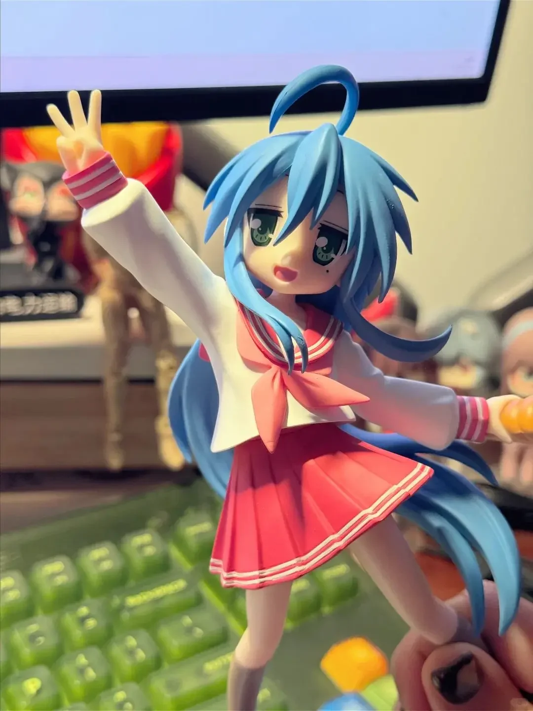 Heißer Verkauf: Trio-Try-iT Lucky Star Kagami Hiiragi Figur, Hiiragi Tsukasa, 15CM PVC, Niedliche Loli Anime Actionfigur, Sammlerstück, Spielzeug, Geschenk – Detail 18