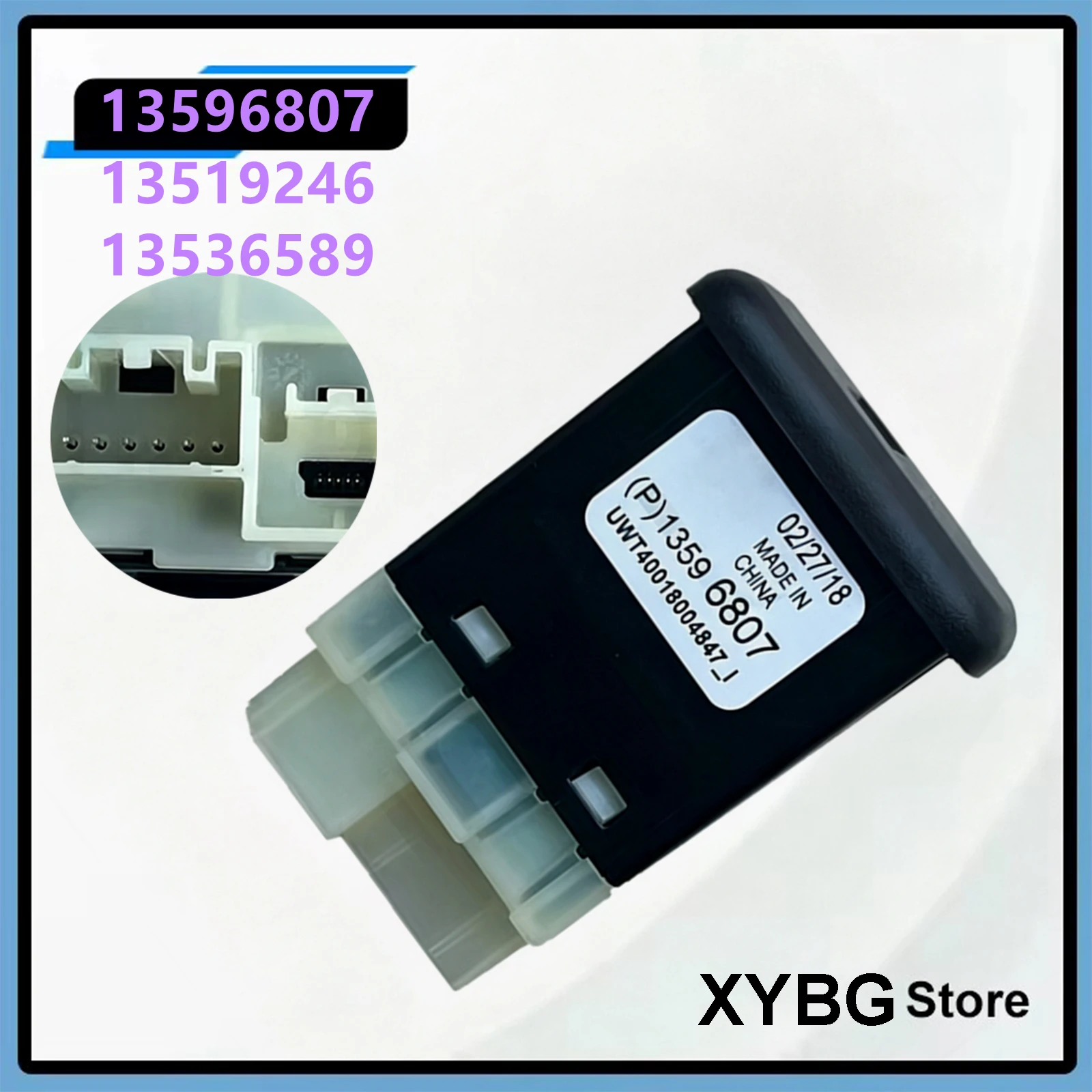 13596807 13519246 13536589 Front USB Port Receptacle For Opel Vauxhall Insignia 2017-2024