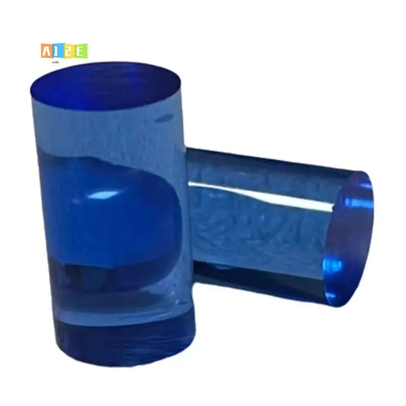 

A12E-2Pcs Colorful Acrylic Pool Cue Ferrules Round Billiard Jump & Break Cue Ferrules Od15mmxl28mm Billiard Accessories