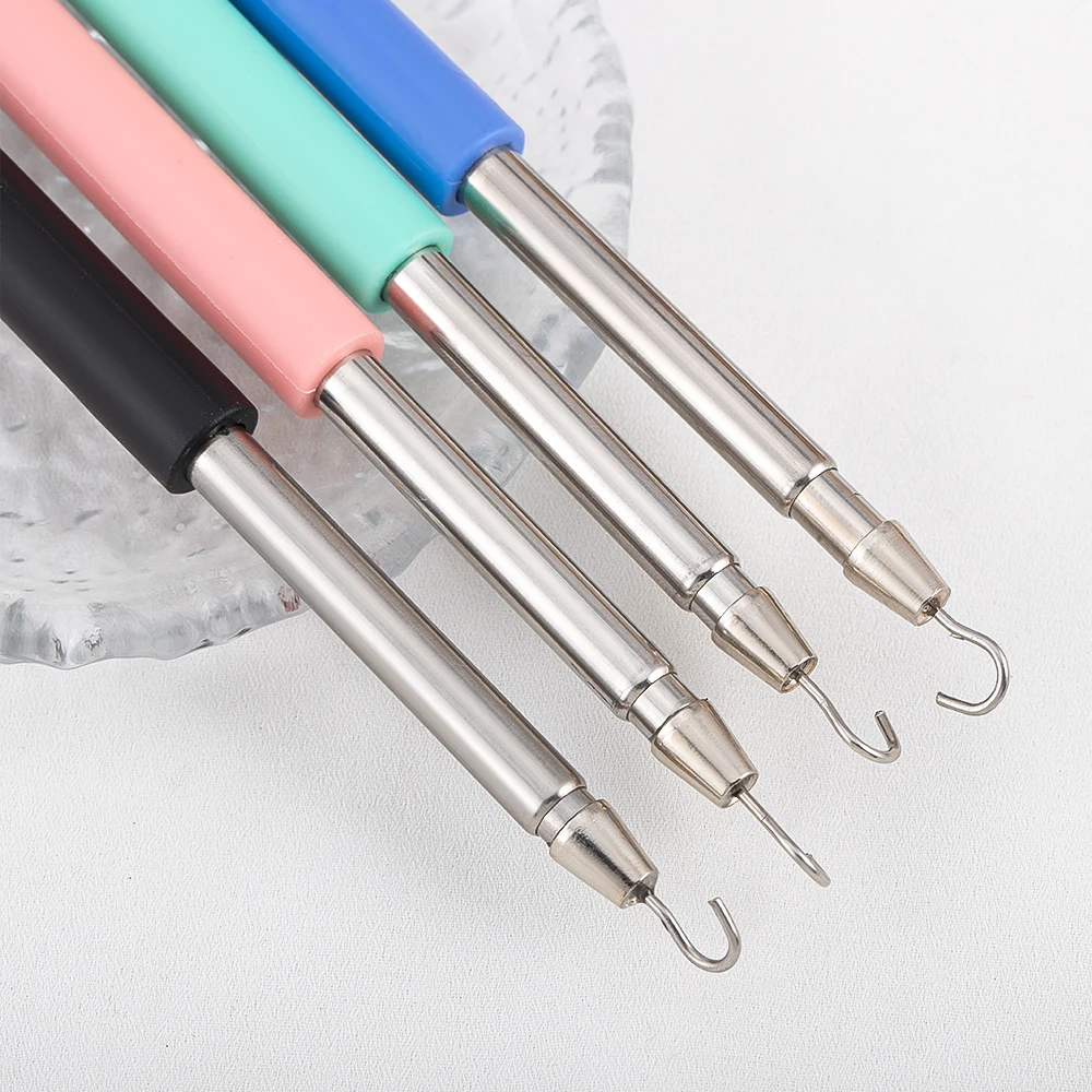 1Pc Bracelet Wearing Tool With Extendable Hook Fastening Aid Quickly Unfasten Hooking Equipment Jewelry Accessories Findings
