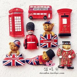Creative Tourism Memorial Landscape London Refrigerator Magnet 3D Fridge Magnet Sticker Travel Souvenir Kitchen Home Decoration