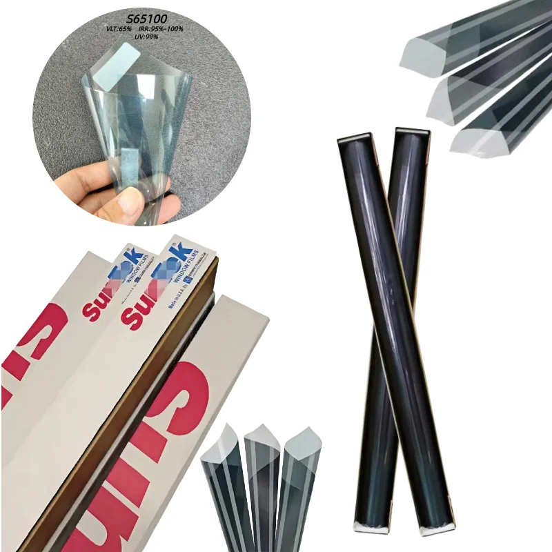 

Suntek Universal PET Window Tint 1.52x30M 99% Heat Insulation 99% UV Filter 65% VLT Non-Metal Car Film Sonnenschutz Auto