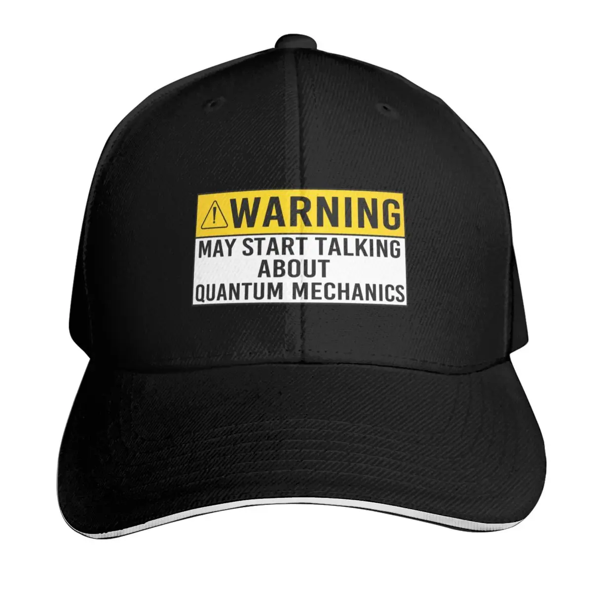 Gorra de béisbol con diseño de mecánica cuántica, divertida, con frases de mecánica cuántica, gorra táctica, gorra de anime, gorras de lujo para mujer y hombre