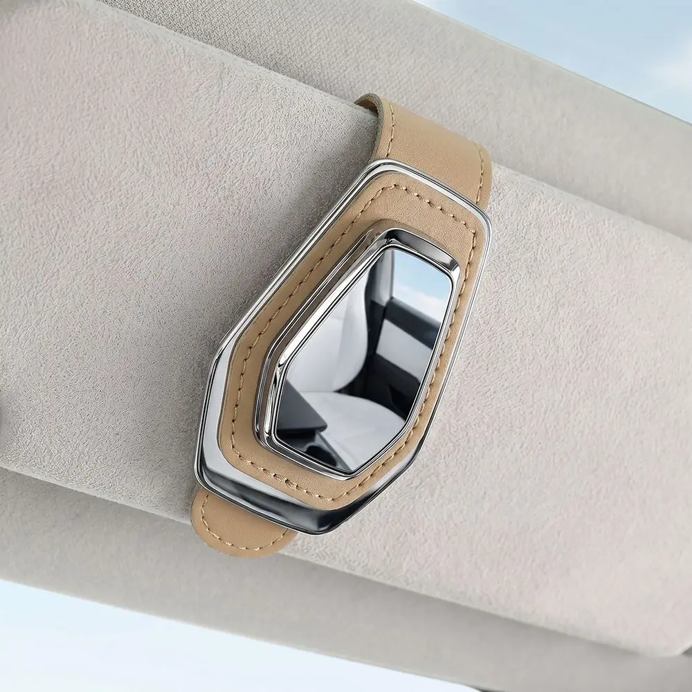 Scratch Resistant Car Eyeglasses Case Anti-Scratch Space-Saving Sun Visor Glasses Clip Protective Shock-proof