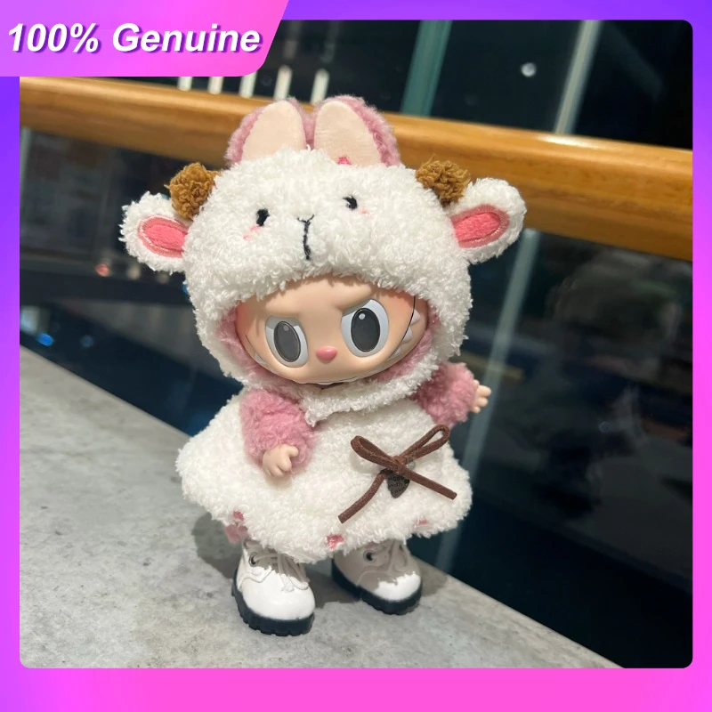 

Suitable For Labubu Clothing V1/V2/V3 Generation 17cm Pendant Doll Clothes Cute Lamb Overalls Shoes Replacement Set