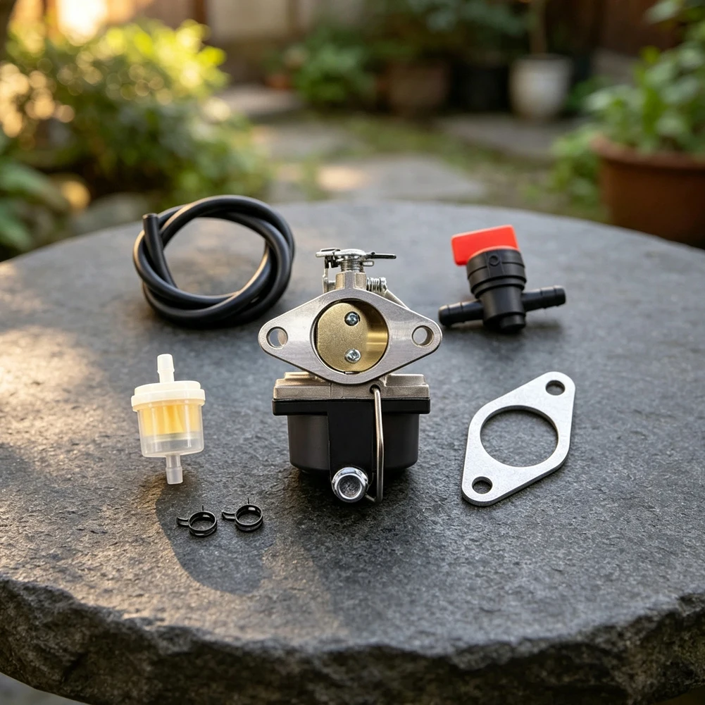 Small Engine Part Carburetor Kit Reduced Emissions Precision Engineering Improved Fuel Efficiency For Lawn Mower Repair