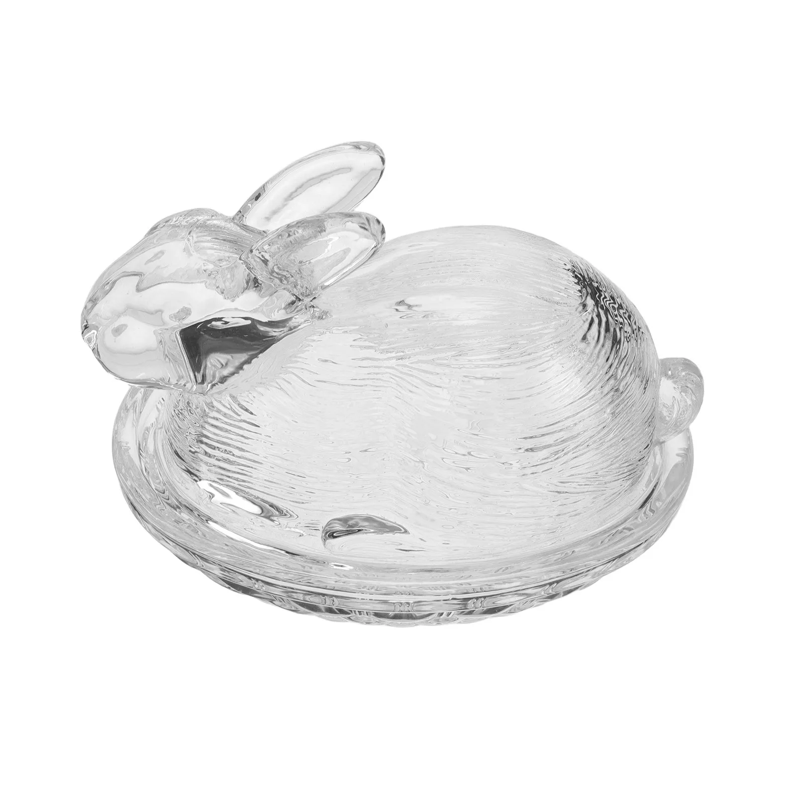 

Стеклянная банка для конфет «Пасхальный кролик», герметичный декоративный контейнер для сухих продуктов, весенний декор для стола, емкость для хранения печенья и угощений