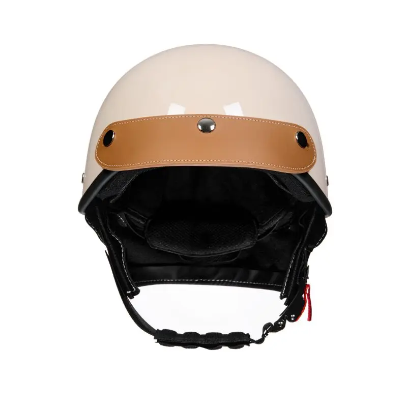 Motorrad Retro Helm Vintage Mode Moto Helm Kapazität de Moto Halbhelm Casco Moto Casque