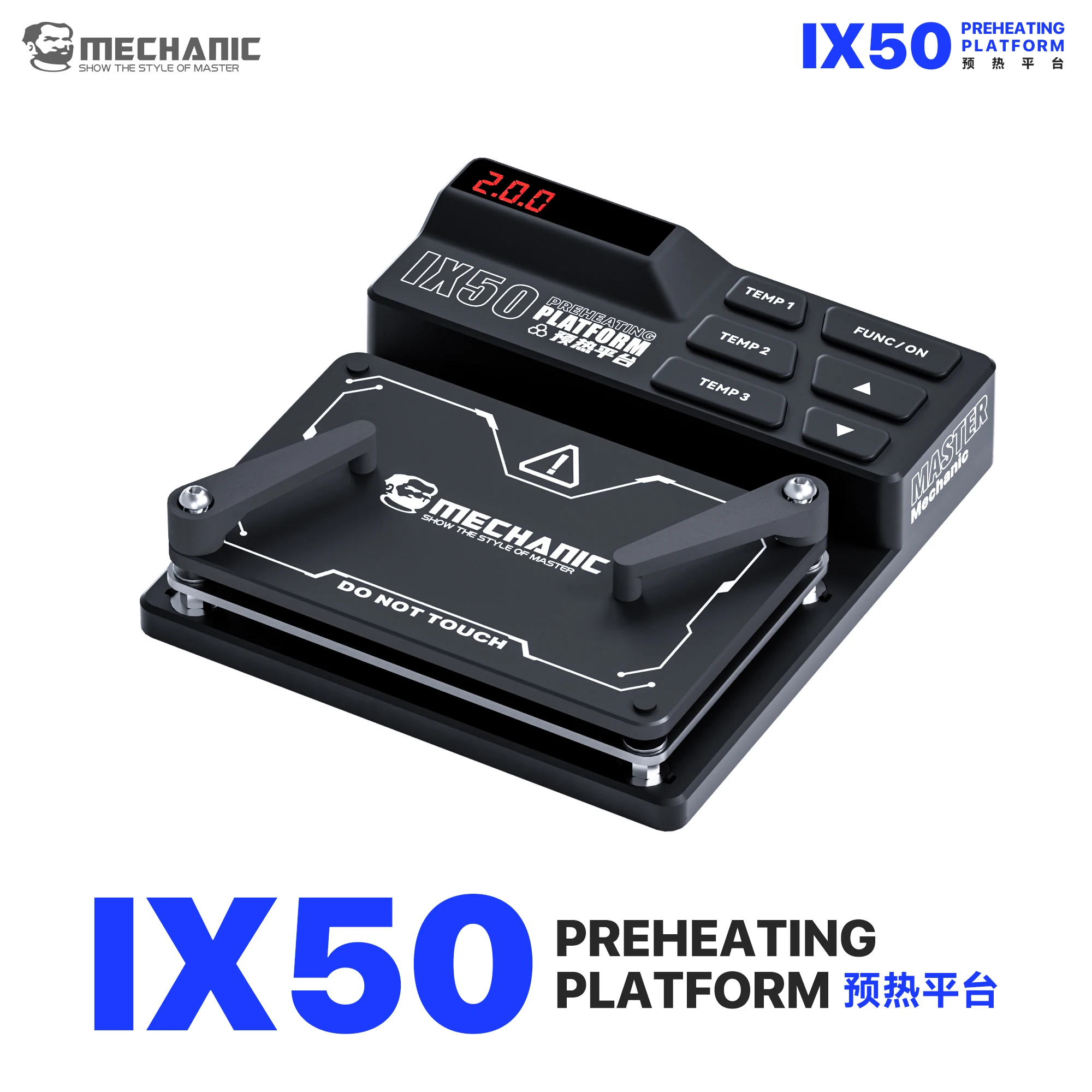 MECHANIC OFFICIAL IX50 Preheating Station Layered Preheater Platform Thermostatic Android/IPhoneX-16Pro Max Motherboard Repair