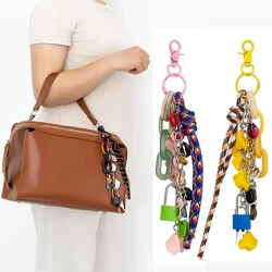 Creative DIY LOCK Bag Chain Independent Bag DIY Bracelet Resin Colored Phone Case Chain Bag Accessories