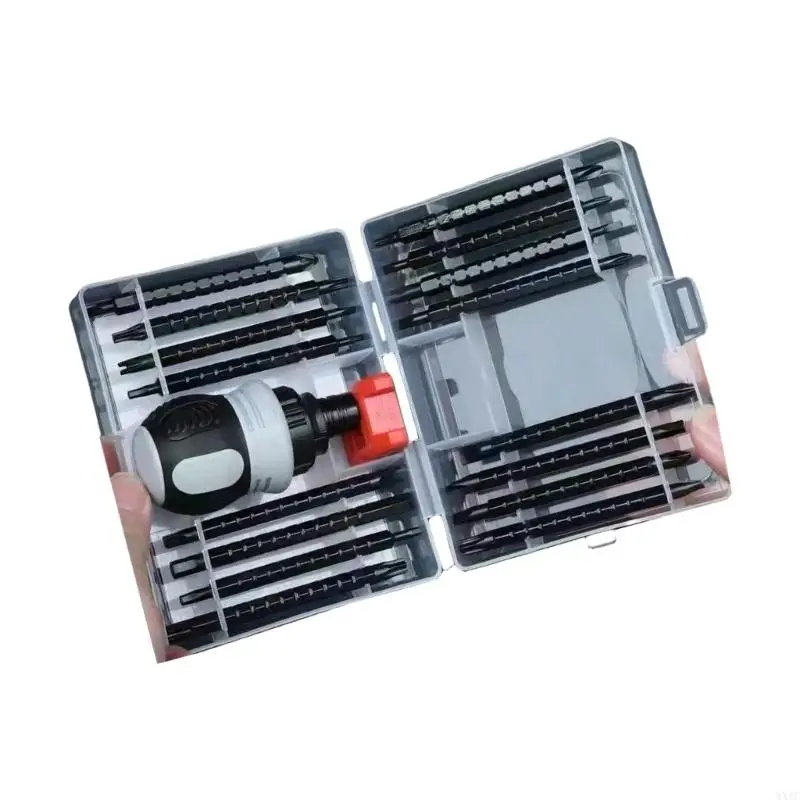 Combinazione cacciavite a cricchetto ergonomico wxtc set per appassionati fai -da -te e ingegneri itineranti riparazioni