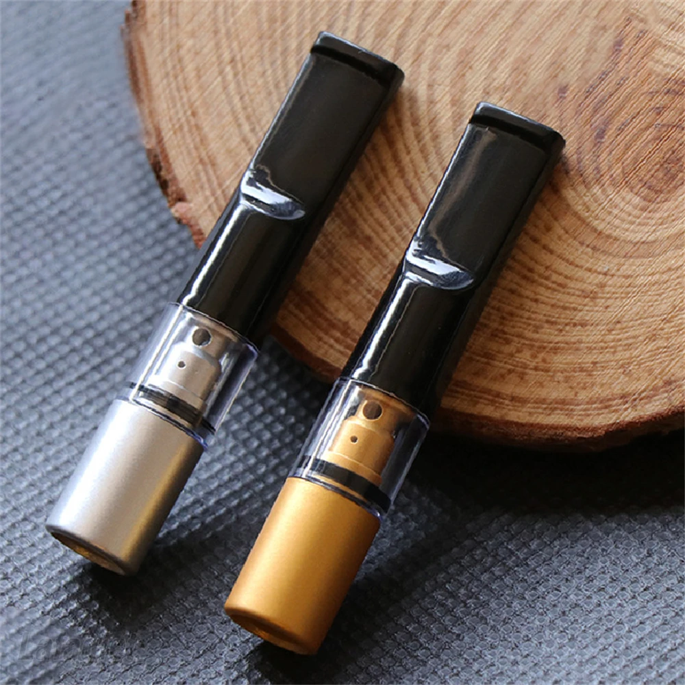 Cigarette Filter Holder Handheld Washable Cigarette Holder Reduce Tar Smoke Filter Metal Pipe Mouthpiece Men Smoking Accessories