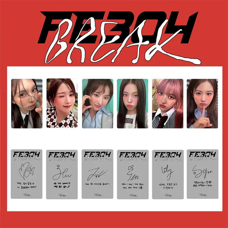 KPOP NMIXX-tarjeta de colección Fe3O4: BREAK Postcard DASH NSWER, regalo, HAEWON, BAE, JIWOO, KYUJIN, LILY, 4 unidades por juego