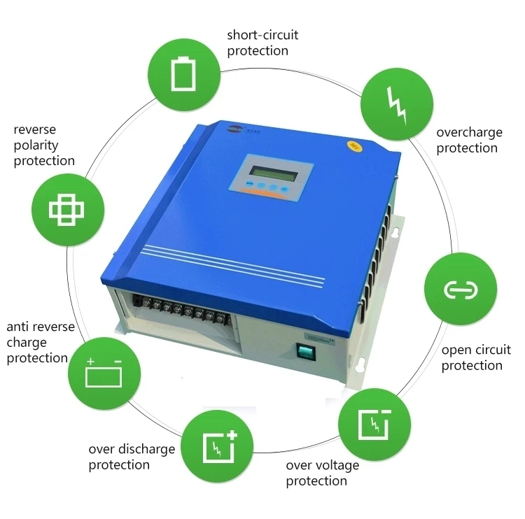 1kw 2kw 3kw 5kw wind solar hybrid solar charge controller 100 amp