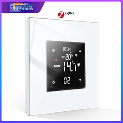 Bingoelec ZigBee Thermostat for Water/Electric Heating Gas Water Bolier Smart Temperature Controller Supports Tuya Alexa Google