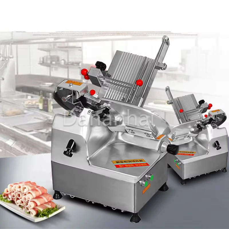 Industrial Lamb Roll Cutting Machine, Fully Automatic Frozen Meat Cutting Machine, Electric Beef Cutting Machine