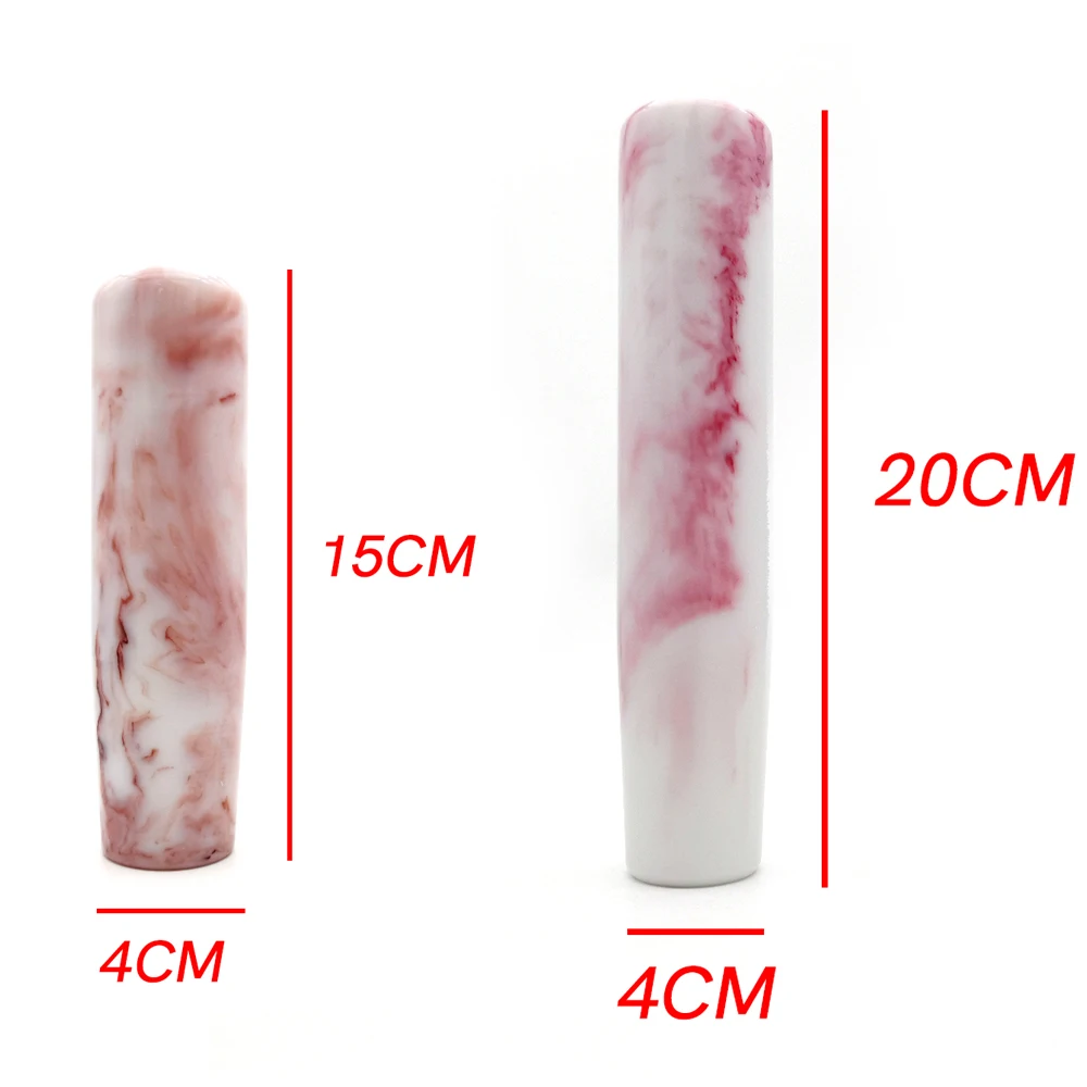 JDM Universal 15CM Marble Gear Shift Knob Racing 20CM Manual Transmission Gear Stick Shifter Head Car Accessories