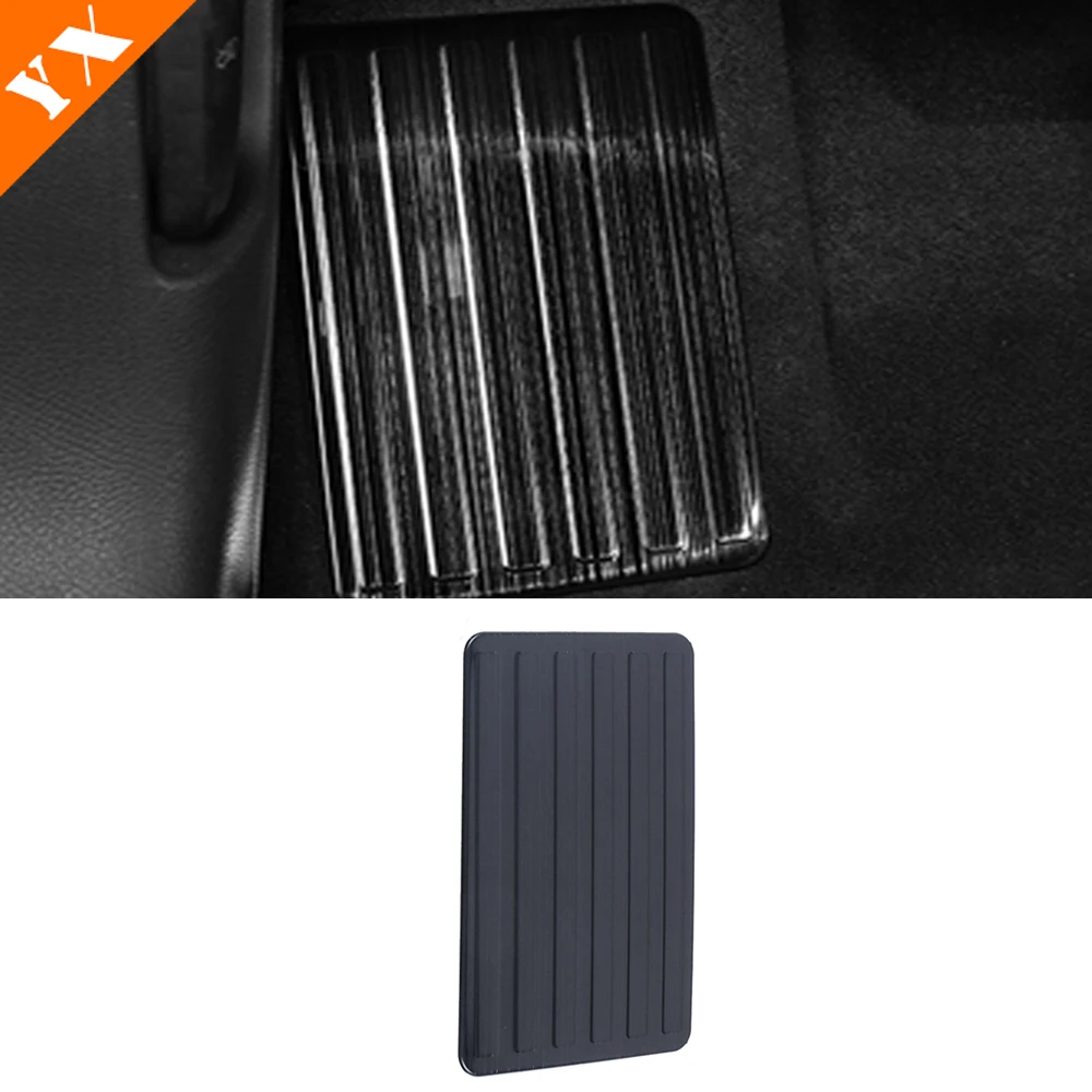 Stainless Car Rest Pedal Cover Front Foot Pedal Pad Decor Protection Accessories Styling For BYD Song PLUS DMI EV 2020-2023