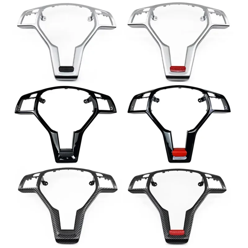 

Car Steering Wheel Panel Cover Trim Stickers Decor Parts For Mercedes-Benz A Class W176 2013 2014 2015 Auto Interior Accessories