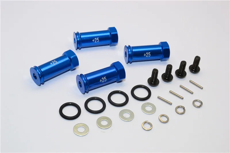 GPM ALLOY HEX ADAPTOR(+15MM/+20MM/+25MM) For TRAXXAS 1:16 MINI E REVO